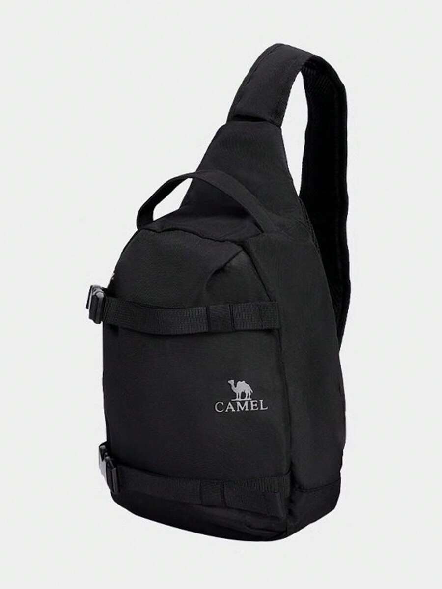 CAMEL CROWN Túi đeo vai/túi đưa thư/túi đi xe đạp dành cho nam - màu đen - Xem 1