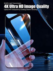2 Packs Clear Tempered Glass Screen Protector Compatible With Iphone 17/16 Pro Max/16 Pro/16e/16/16 Plus/15 Pro Max/15/15 Pro/15 Plus/14 Pro Max/14/14 Plus/14 Pro/13 Pro Max/13/13 Pro/12 Pro Max/12/12 Pro/11/11 Pro Max/11 Pro/XS/XS Max,9H Hardness High Definition Anti-Glare Anti-Scratch Shatterproof Magic Bubble-Free Full Screen Protection Case Friendly Valentines Gifts - Clear - View 4