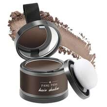 Hairline Shadow polvo para cabello separación de polvo cabello polvo de modificación de raíz de cabello polvo de cobertura dombra para cabello para llenar cosméticos marrón - Marrón - Ver 1