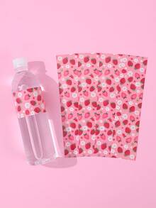 10/24张草莓水瓶贴纸，派对水瓶标签，瓶子包装贴纸，粉色生日装饰，婴儿派对装饰，草莓主题生日派对用品，性别揭晓派对装饰，新娘送礼会回礼，一周岁生日派对装饰，女宝宝派对礼物 - 草莓 - 查看 5