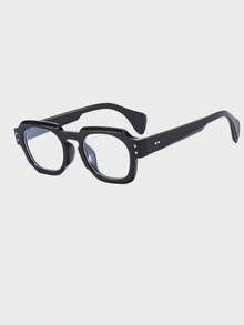 一副复古多边形小方框男女通用眼镜框，适合日常生活和学习佩戴 - 防藍光 - 查看 13