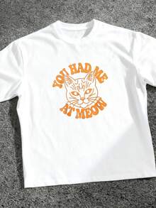 Funny Cat Meows You Had Me At Meow Meaning Funny Cat Memes T-Shirt - Trắng 1 - Xem 3