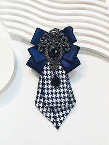 1 bộ cà vạt và nơ thời trang unisex, phù hợp cho các dịp trang trọng, đồng phục, vest, mặc hàng ngày, có thể dùng làm quà tặng Halloween, Giáng sinh. - Hòa 3 - Xem 4