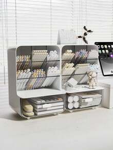 Desktop Drawer Storage Box, Cosmetic Skincare Lipstick Perfume Organizer Stationery Drawer Storage Box, Multi-Functional Stackable Makeup Storage Box Bag, Room Decor, Bags, Makeup Bag, Vanity, Make Up Bag, Travel Essentials, Organizer, Storage, Makeup Organizer, Makeup Bags, Make Up Organizer, Organiser, Toiletry Bag, Desk Organiser, Cosmetic Bag, Makeup Pouch, Make Up Organize, Vanity Accessories, Make Up Pouch, Make Up Bags, Jewellery Box, Pouch, Makeup Brush Holder, Brush Holder, Perfume Organiser, Pouch Bag, Christmas Gifts, Gift Ideas For Women, Room Decor - Multicolor - View 11