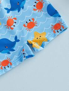 Baby Girls Beachwear - Blue - View 7