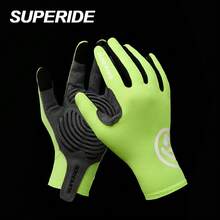 SUPEIRDE Unisex Full Finger Road Cycling Gloves, Breathable Gel Padded Shock-Absorbing Mountain Bike Gloves - Multicolor - View 24