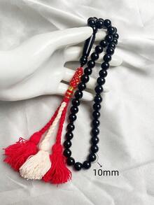 1条经典优雅45颗亚克力珠念珠手链，适合男士日常祈祷佩戴 - 彩色 - 查看 10