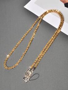 1条奢华水钻挂绳，长款斜挎手机挂饰项链，女士时尚手提包挂绳 - 彩色 - 查看 6