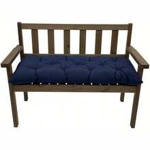 Waterproof Outdoor Bench Cushion With Straps - 47.2"X19.7" Thick Pad For Garden Swing, Patio Chair & Loveseat, Durable & Fade Resistant Seat Cushion - Hawaii - Xem 2