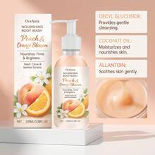 Moisturizing Shower Gel, Fruit Scented Shower Gel With Smooth Texture, Nourishing And Refreshing, Whole Body Cleansing With Long-Lasting Fragrance - Fruit - View 2