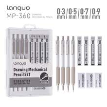 Languo 新款金属自动铅笔套装 - 自动铅笔，绘图铅笔，0.3/0.5/0.7/0.9mm 艺术自动铅笔及笔芯，适用于绘画和书写，附赠礼盒 - 彩色 - 查看 12