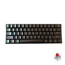 APAYADO Teclado de computadora con cable K61 Mini, teclado mecánico de juegos del 60% con interruptores azules, adecuado para mini PC, portátil, periféricos - Multicolor - Ver 16