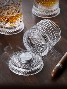 Copo de Vidro Giratório de Cristal Premium, Copo de Uísque, Copo de Licor, Utensílios de Vidro de Alta Qualidade, Copo Giratório Antiestrés, Copo de Uísque de Vidro Gravado, Utensílios de Vidro de Luxo para Mulheres, Copo de Licor Premium, Copo Giratório, Elegante Copo de Uísque de Cristal, Copo de Cerveja Giratório Antiestrés e Inquebrável - Um copo giratório - Visão 6