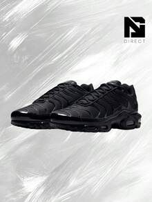 Nike Air Max Plus Triple Black – Shoes For Man/Woman-Vintage-Spring & Summer-Inspired Running Shoes, Shock-Absorbing Comfort, Gym To Streetwear Casual Wear-Easter Gift–604133 050 - màu đen - Xem 2