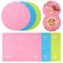 Thảm nướng và cán bột bằng silicon - Thảm nướng chống dính chịu nhiệt có vạch đo, thích hợp để nướng bánh, nấu nướng và nhào bột. - Nhiều màu - Xem 8