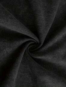 2026 Washed Cotton, GOD Floral Printed T-Shirt, High-Quality Batik Cotton Retro Fashion Brand T-Shirt, Women's T-Shirt, Women's Autumn T-Shirt, Halloween Christmas Gift, Holiday Gift, White Tops, Valentine's Day Outfit, Mardi Gras, Summer Tops,   For Women, Valentine's Day Outfits For Women, Women's Tops, Fairycore, , Elegant Women's Outfits - 黑色 - 查看 3