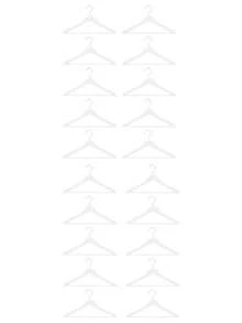 20 piezas Juego de perchas de madera delgadas, con hombros acanalados, percha para pantalones, ganchos giratorios 360°, material de madera de abedul, adecuado para colgar correas y abrigos, blanco nube, secadora, estante de almacenamiento de armario, percha multiusos para pantalones, percha para bufandas y corbatas, estante de almacenamiento de pantalones para el hogar - Multicolor - Ver 12