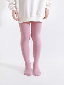 1 PC All-Season Solid Mid-Thickness Baby Toddler Leggings Socks – Children Girl Kid Tights For All-Season Wear - Multicolor - View 27