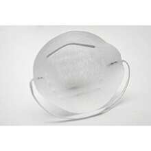 Particulate Respirator Dust Mask Two-Strap Cup Style Design Lightweight With Cushioning Nose Foam 50 Masks - White - View 7