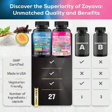 Soothe & Smooth Bundle - Zoyava Cortisol And Myo-Inositol All-In-One Dietary Supplement - Multivitamin Combo With Extra Strength Ingredients For Fitness & Healthcare - MADE IN USA Vitamins Supplements Chlorophyll Creatina Monohidratada Vitamins Probiotics For Women Protein Powder Quick Ship Items  Creatina Colageno - 60 & 90 Capsules - View 4