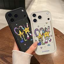 Lovebirds For  Moto E40 32 30 22 13 DGE60 50 PRO G85 84 75 55 54 53 45 35 34   32 30 24 23 22 20 15 14 13 10 FUSION Vivo Y100 78 78M 78T1 77T 36 30 E PR0   LITE 28E 28 27 S 27 18 17 11 Thickened Shockproof, Premium Silicone, Trendy   Creative Soft Shell - Agapornis - PSEWEY negro - Ver 5