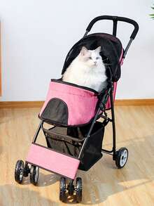 PAWZ Road PET CARRIER Dog Stroller Dog Buggy Sturdy Stroller For Dogs And Cats Outdoor Buggy, For Puppies And Cats - 粉色 - 查看 9