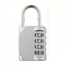 1pc Heavy Duty Waterproof Metal Combination Lock With 4-Digit Password, Suitable For Home, Gym, Storage Locker, Luggage, Boat, Cabinet Anti-Theft Lock, Easy To Use (Lock Only) - Multicolor - View 12