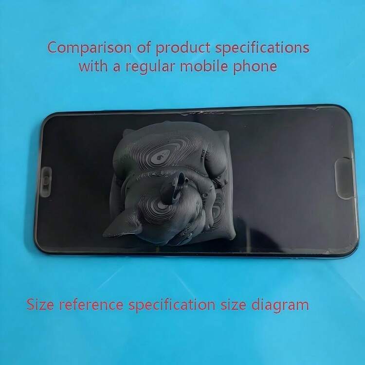 1pc Cute 3D Printed Sleeping Bulldog Statue Decorative Pillow, Designed For Dog Lovers. Suitable For Indoor/Outdoor, Home Decor, Office Desk, Theme Party, Car Decor, And As Christmas, Halloween, Thanksgiving, And Other Holiday Gifts (Collectible Figurine) - Multicolor - View 11