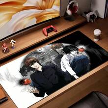 XL 700X300 Anime Mousepad HD Printing Computer Gamers Locking Lock Edge Mouse Pad XXL 900x400mm Keyboard PC Desk Pad - BLACK-8 - View 13