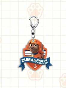 6pcs Cartoon Paw Patrol Plush Figures (, Rubble, Chase, Skye, Rocky, Zuma) Backpack Charms, Keychains, Decorations, Party Favors, Valentine's Day, Christmas Stocking Stuffers, Easter Gifts - Multicolor - View 11