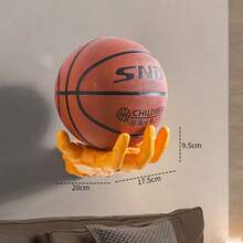 1 pieza Organizador de decoración de mano mecánica, soporte en forma de mano de robot de resina para baloncesto y fútbol, decoración creativa de escritorio para almacenamiento de pelotas deportivas, decoración del hogar - Talla única - Ver 9