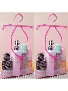 Portable Shower Caddy - Transparent Mesh Shower Caddy, Toiletry Bag, Makeup Bag, Tote Basket, Durable Clear Bag, Toiletry Bag, Makeup Bag, Portable Shower Caddy - Transparent Mesh Shower Caddy, Tote Basket, Suitable For Dorm, Bathroom, Gym, Camping, Quick-Dry Shower Bag, Travel Essentials, Vacation, Summer, Back To School, School Toiletry Bag, Travel Waterproof Toiletry Bag - Multicolor - View 16