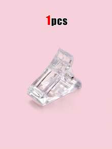 10件套美甲工具套装,包含小夹子、指甲夹、透明凝胶快速延长美甲工具(尖头)、指甲尖夹(用于快速修整指甲形状)、透明水晶夹(适合女士和女孩固定和修整指甲)、水晶发夹、指甲尖夹、延长美甲工具、修整指甲的指甲夹,专业美甲工具,女士适用。 - 無色 - 查看 8