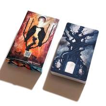 渡鸦神谕卡，渡鸦塔罗牌，哥特风格，迷你卡牌，10.3x6厘米，派对聚会娱乐休闲卡牌游戏 - 彩色 - 查看 9