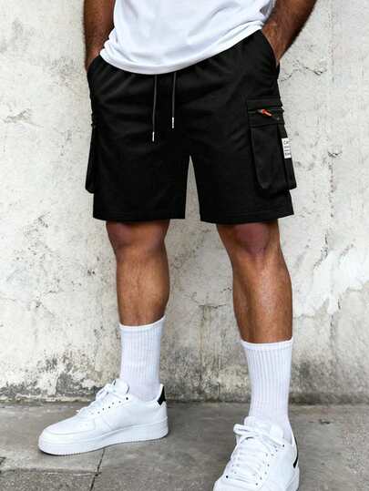 Men's Lightweight Multi-Pocket Cargo Shorts, Casual Fashionable Outdoor Sports Pants For Summer