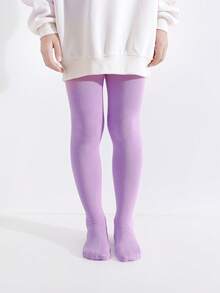 1 PC All-Season Solid Mid-Thickness Baby Toddler Leggings Socks – Children Girl Kid Tights For All-Season Wear - Multicolor - View 41