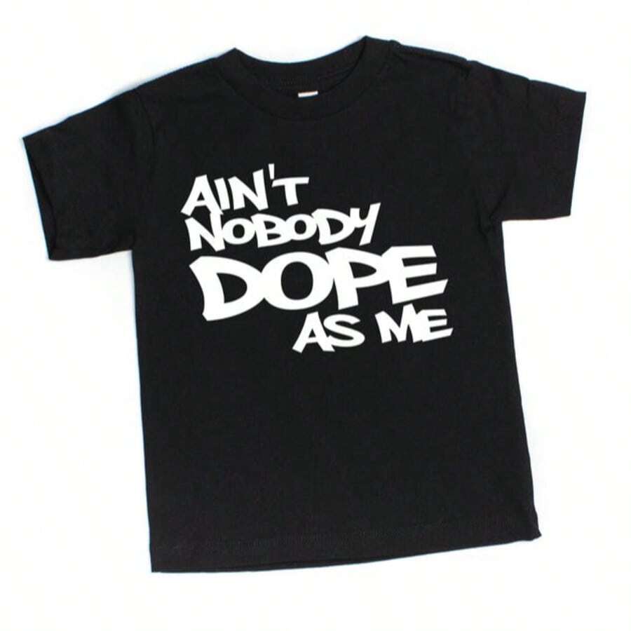 Ain't Nobody Dope As Me _ Kids Hip Hop Shirts _ Baby Hip Hop Onsies _ 90s Hip Hop - màu đen - Xem 1