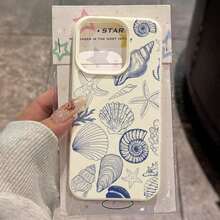 1pc TPU Material Vintage Jellyfish & Sea Turtle Wave Pattern Phone Case Compatible With Applnmi Phones - Kiểu 6 (1 chiếc) - Xem 8