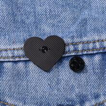 Pink Heart Brooch Badge Creative English Letter Frog Heart Shape Small Brooch Clothing Accessory - 愛心 - 查看 3