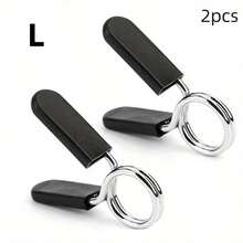 2 piezas Abrazadera de mancuerna y barra, adecuada para gimnasio, fitness en casa, accesorios de gimnasio - Negro - Ver 7