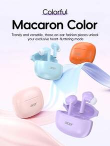 Acer OHR504 Bluetooth Earbuds, In-Ear Wireless Headphones, Touch Control, Fast Charging, High-Definition Audio, Smart Noise Cancellation, Comes With Charging Case, Portable And Easy To Use, Compatible With Smartphones, Tablets, Laptops And More, An Ideal Christmas Gift For Your Loved One - one-size - View 11