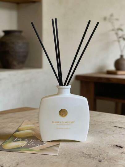 1 Peça Conjunto Premium de Difusor de Aromaterapia Preto e Branco, Óleos Essenciais Mistos de Plantas Naturais, Fragrância de Decoração para Casa, Aroma Duradouro, Ornamento Difusor de Rattan Interno, Ideal para Casamento, Aniversário, Dia dos Namorados, Natal, Festas de Feriado, Adequado para Quarto, Escritório, Sala de Estar, Banheiro, Remoção de Odores