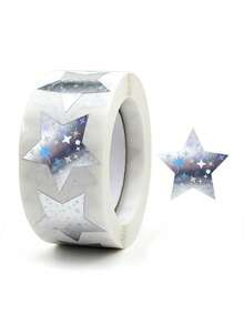 500 piezas de Pegatinas de Estrellas Brillantes - Estrellas autoadhesivas adecuadas para recompensas, manualidades y uso en el aula - Multicolor - Ver 6