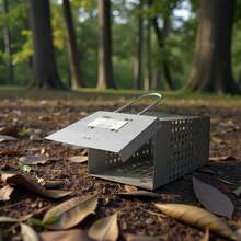 Gaiola Pega Rato em Aço Resistente – Reutilizável e Eficiente - A - Visão 3