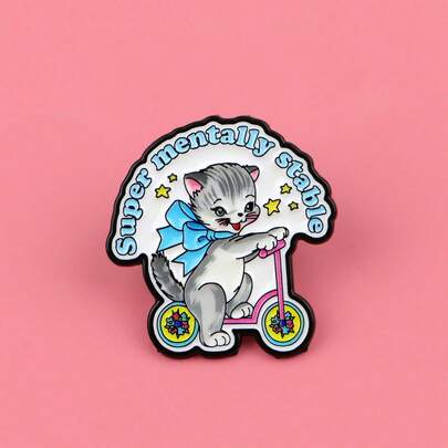 Broszka z odznaką emaliowaną, idealna do plecaków i toreb, stylowa dekoracja, prezent dla przyjaciela