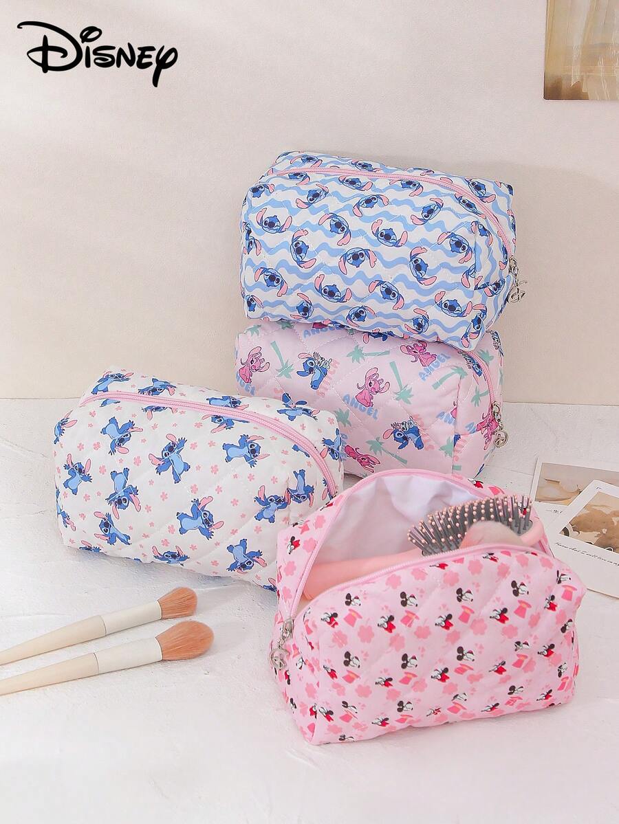 1 Túi đựng mỹ phẩm Công chúa Disney chính hãng - Túi đựng đồ trang điểm mềm mại, dung tích lớn, di động, phù hợp cho học sinh và nữ công sở, túi đựng đồ vệ sinh cá nhân đa năng khi đi học, đi nghỉ mát, công tác, quà tặng lý tưởng cho Ngày của Mẹ, Giáng sinh và Năm mới dành cho phụ nữ, bé gái và những người yêu thích công chúa.