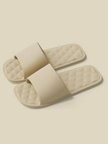 EVA Material Unisex Indoor Slippers - Khaki - View 3