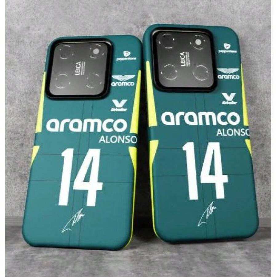 [24-Hour Local Shipping] Apple  22-25 Galaxy F1 Racing Style Aston Phone Case, No. 14 Alonso, 17 Air, 17 Pro Max, 16 Pro Wear-Resistant Anti-Drop Protective Case - trắng - Xem 1