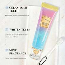 Niacinamide Whitening Toothpaste Adults, Brilliant Smile Niacinamide Toothpaste Whitening, Niacinamide Intensive Whiten Toothpastes - Healthier And Whiter Teeth - Default - View 7