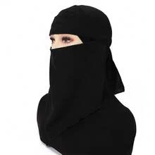 1 pieza Velo cuadrado opaco y transpirable de unicolor, accesorio de hijab para mujer - Multicolor - Ver 15